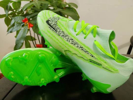 Nike Football Shoes Green Black-77